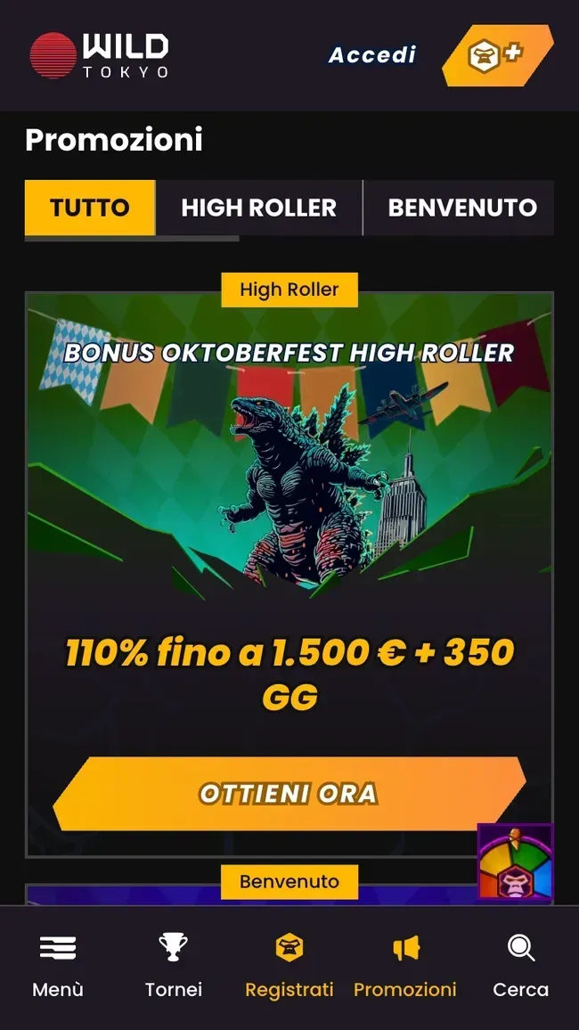 Wildtokyo Bonus